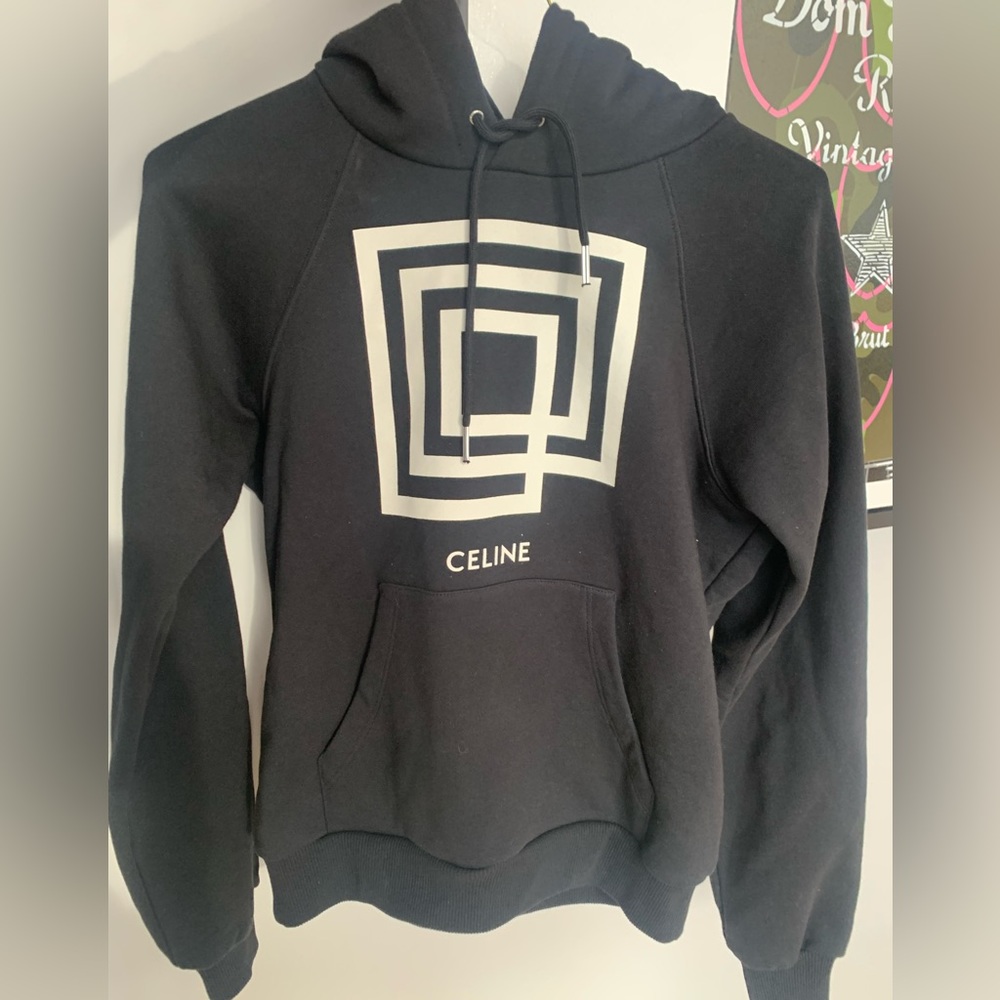 Celine Labyrinth Graphic Hoodie